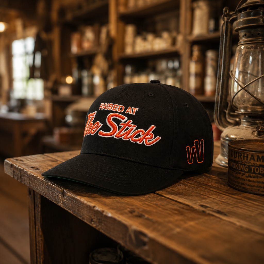 Raised At The Stick Specialties Snapback Hat